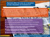 We have a special offer for you as a member of the Chamber of Commerce